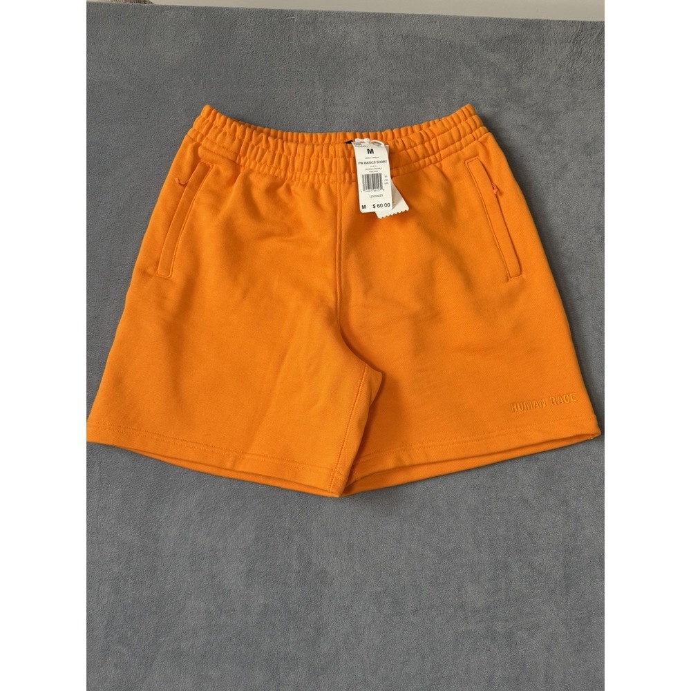 Adidas x Pharrell Williams Human Race Shorts Orange Size Medium NWT Athletic